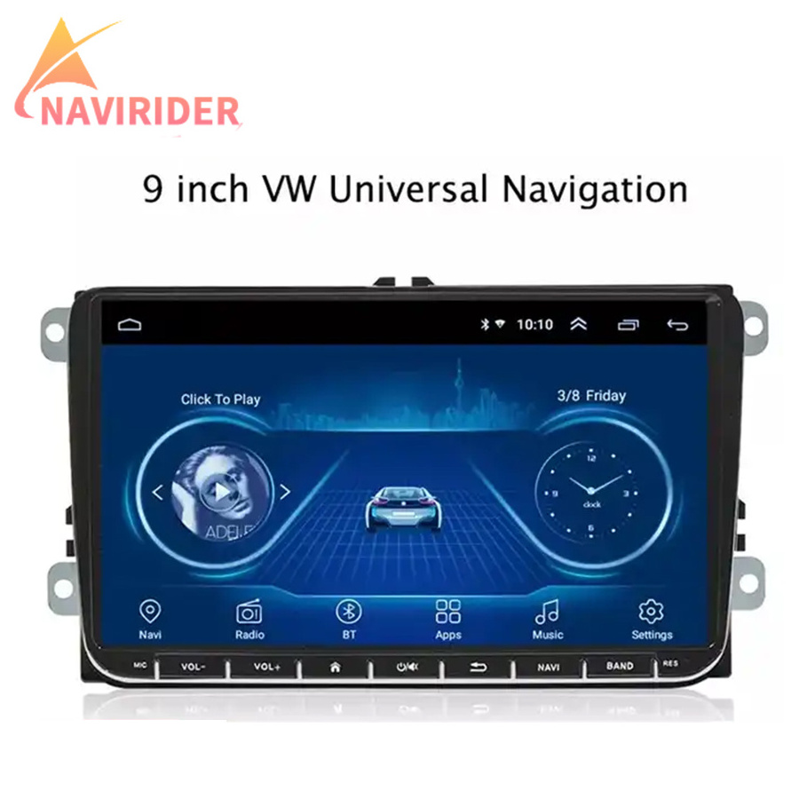 2-32GB 9 inch android 13 car dvd player radio video Stereo gps navigation multimedia system for Volkswagen/Skoda/Seat