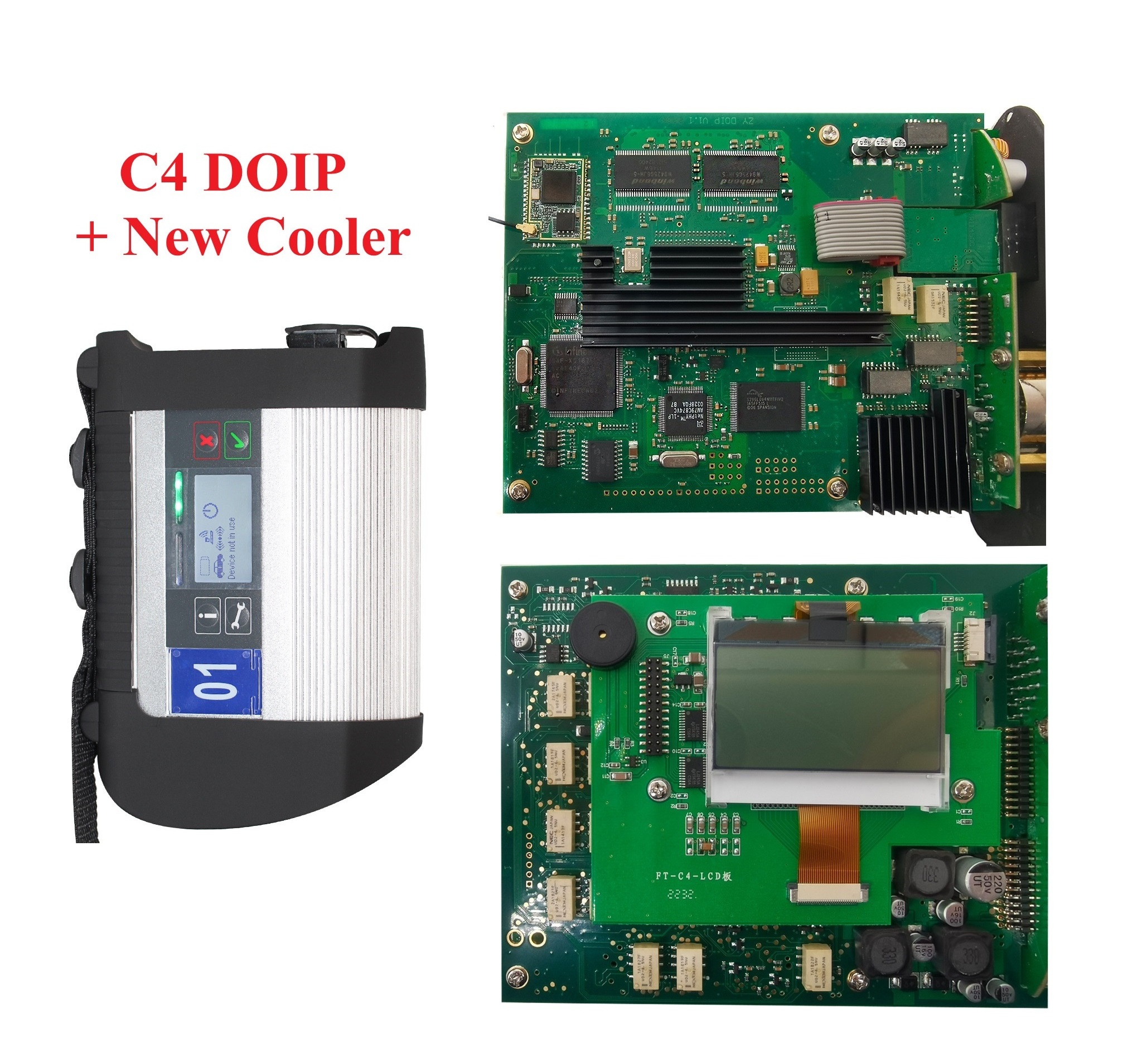 Full Chip Mb Star C4 DOIP Wifi SD Connect C4 For BENZ Car Truck 12V 24V Diagnostic Tool Software SSD 2023.09