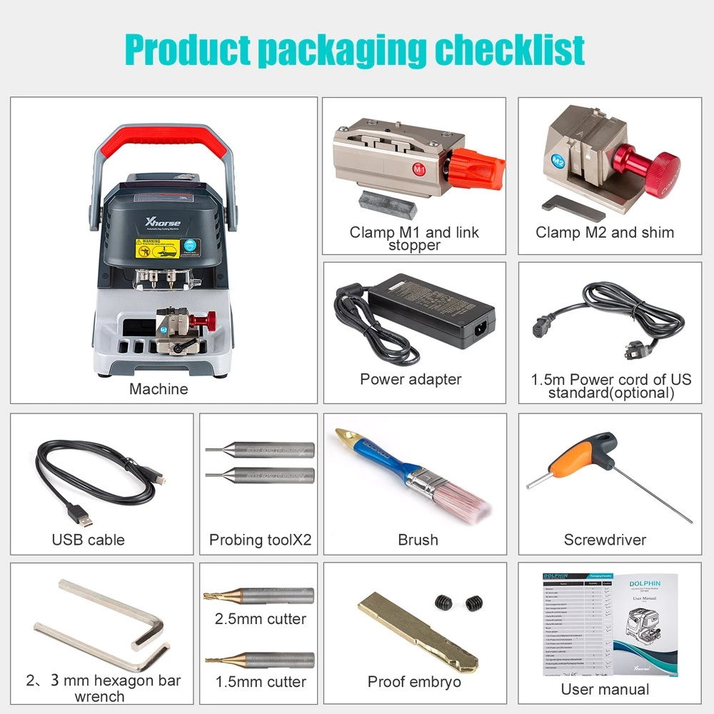 Xhorse Dolphin XP005 Key Cutting Machine and VVDI Key Tool Max