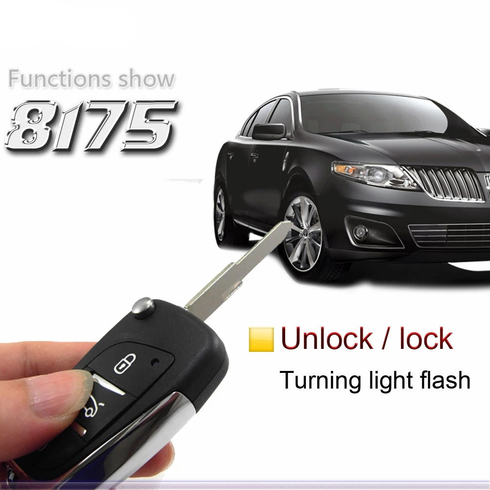 Universal Car Auto Alarm Remote Central Door Locking Anti-Theft Device Vehicle Keyless Entry System Kit 12V M602-8175