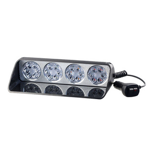 24LED Windshield Led Dash Strobe Lights Multi Modes Universal Flash Signal Emergency Warning Light Blue White Amber Spotlights