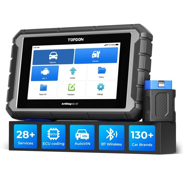 TOPDON AD900BT 2 Year Free Update Professional Smart Blue-Tooth Auto Car Vehicle Scanner Device Wireless Diagnostic Machine Tool