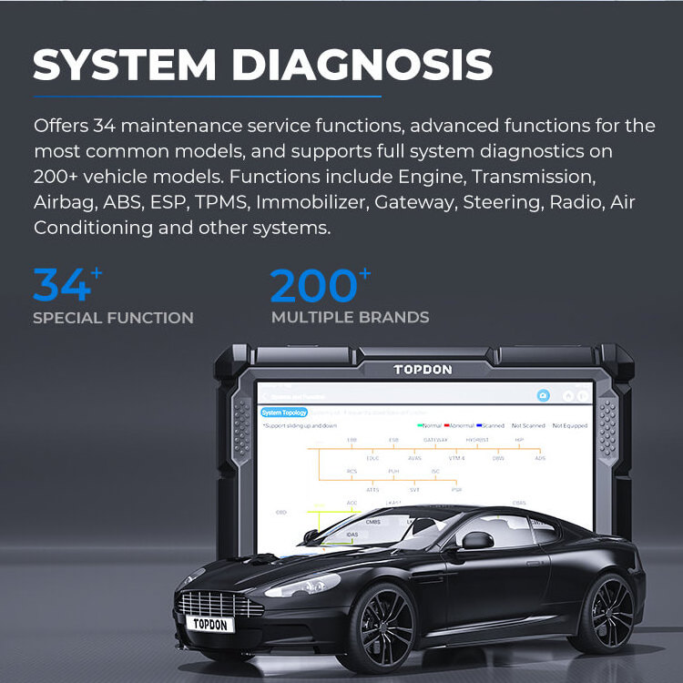 TOPDON Obd2 Advanced Diagnostics - Smart Pro Vehicle Key Progr Car Diagnostic  Tools Key Programmer Scanner Key Programming