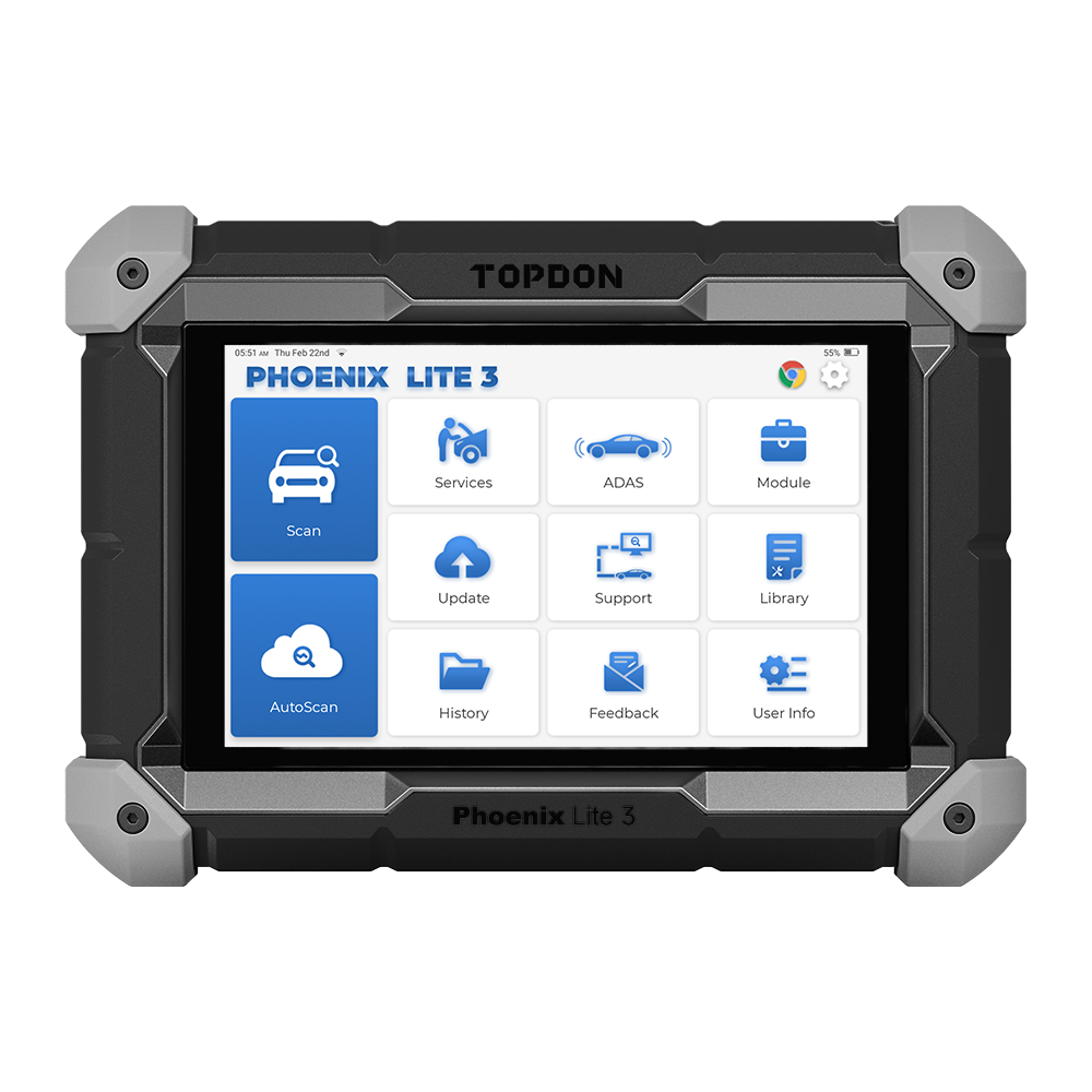 TOPDON Phoenix Lite3 Auto Tools Diagnostic Car Scanner Blue Tooth Auto Scanner Key Program For Diesel And Gas