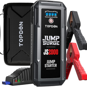 TOPDON V2000 2000A 12V JS2000 Booster Jump Starter 12 Volt Powerbank Usb Mit Ce Battery Charger Booster Kit