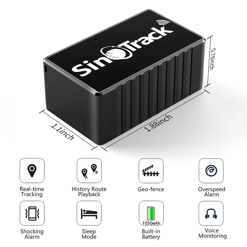 SinoTrack Mini Portable ST903 Small Size GPS Tracker Wireless Pet Kid Vehicle Tracking Device System