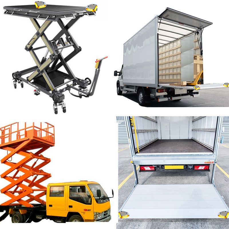 Tail Lifting Platforms Warning LED light Rear lift flash E mark Hazard warning Light 12-36V Van lift hooklifts truck forklift