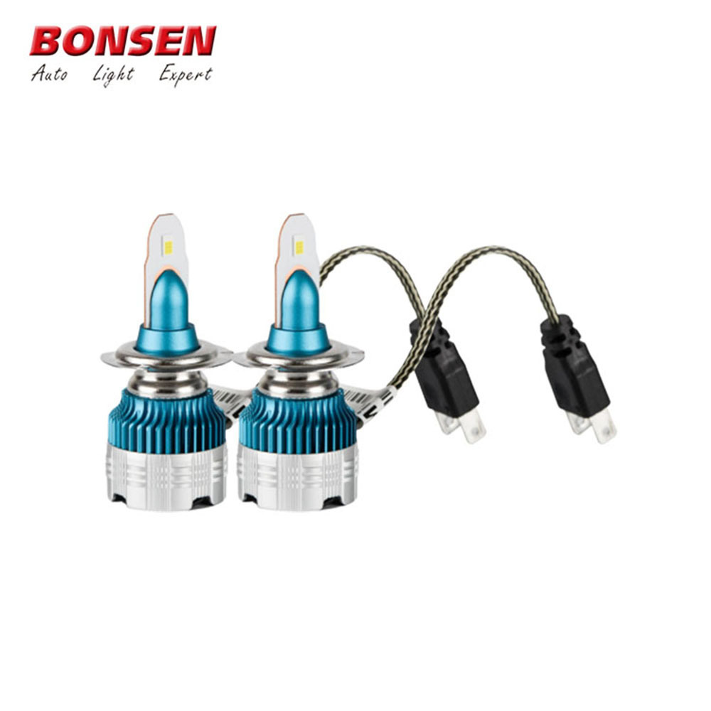 Mi2 60Watts Power Mini Size Super Bright Led Headlight Bulb For Car 6500K 12V 24V 12000LM H1 9005 H7 H3 H4 H11 880