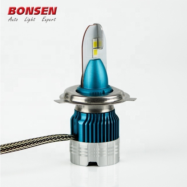 LED Headlight Kit H4 H7 H8 H9 H11 300W 30000LM 6000K Bulbs 4-Sided Design Hi Low Beam Fog Light Bulbs