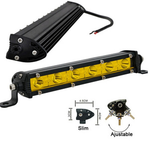 4-52inch Off Road Led Bar 12v 24v spot flood Led Light Bar 144w 126w 90w 72w 54w 36w Led Off Road  Bar Lights for Jeep Wrangler