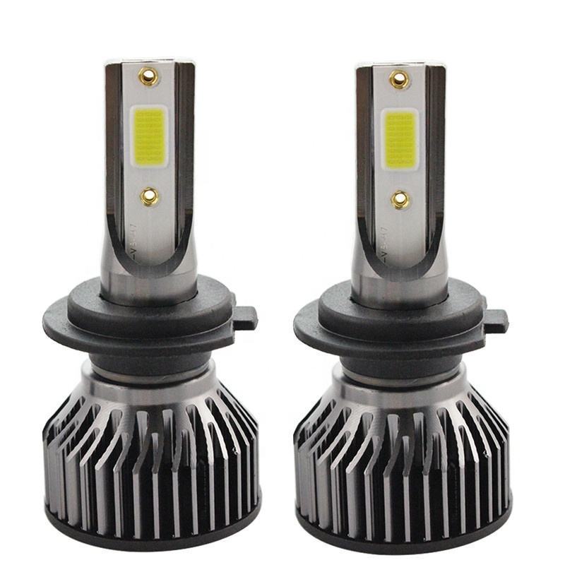 Super Bright F2 H7 Led  Headlight Kit COB CSP Chip 48w 36W White Headlamp Auto Car Lighting System IP67 H1 9012 9005 9006 H11