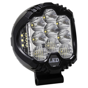 Bonsen ECE R112 ECE R7 EMC R10 10-30V IP67 6000k high beam 7" 75w LED driving light with DRL