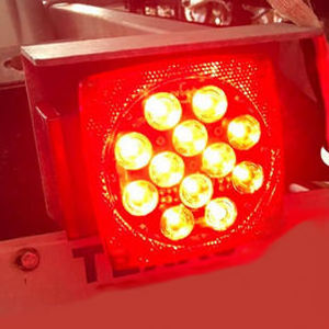 12V Red Led Trailer Tail Light  For Trailer Submersible Boat Truck Rv  Dot Left And Right Signal Lamp  Brake License Stop