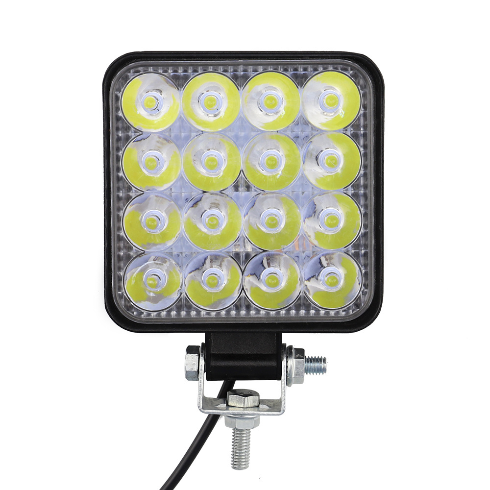 48w Led Work Light Waterproof Automotive off road accessories led spot light car led driving light For Suv Atv Tractor Truck