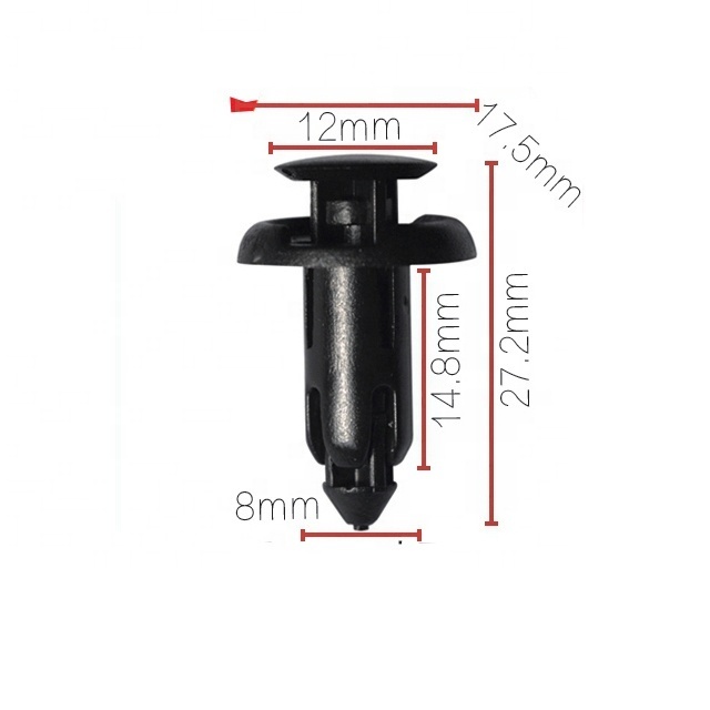 90505-SX0-003 Fit into 8mm POM material car retainer plastic fasteners automotive push clip