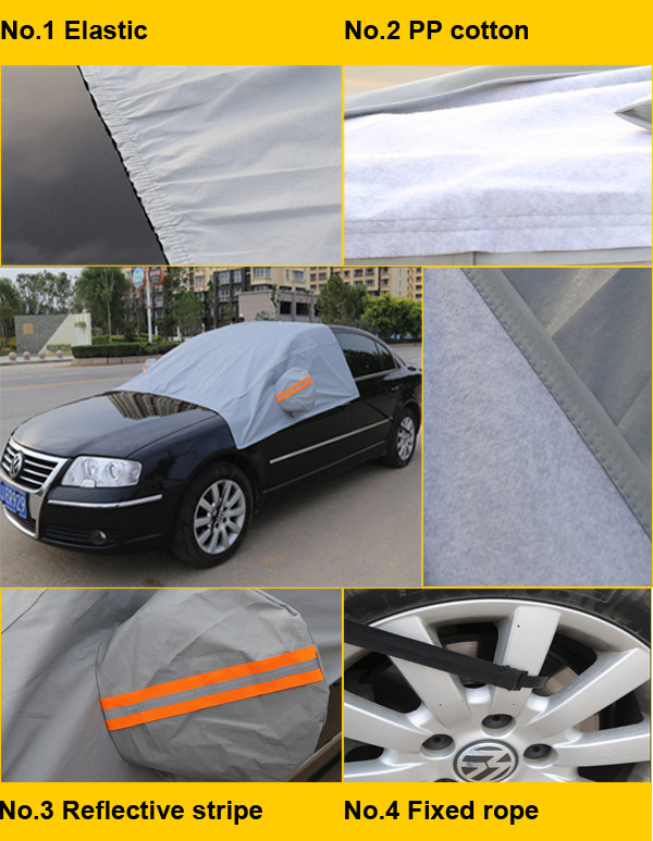 Car Cover Outdoor PEVA & PP Cotton Hail Proof Car Cover , waterproof protective cover car