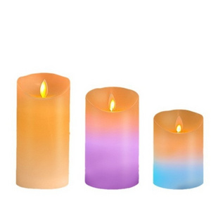 LED Candle set Simulation candle LED night light smokeless USB rechargeable RGB Christmas festival decorate night light