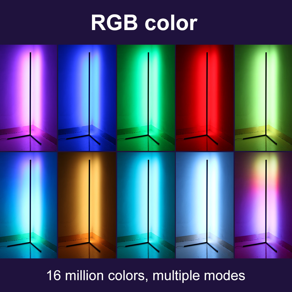 Dance Tuya WIFI APP Infrared remote control Remote control tripod Rgb floor lamp Ed corner lamp home living room decoration