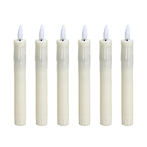 cross border LED taper candle set Simulated flame flicker remote control lamp Christmas day decoration lamp