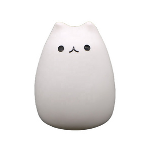 Various series of children silicone cat led night light nightlight