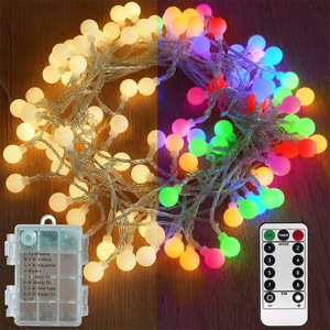 100 Led bulbs Christmas lights Rgb with Remote control Led lights with Usb powered Christmas decorations