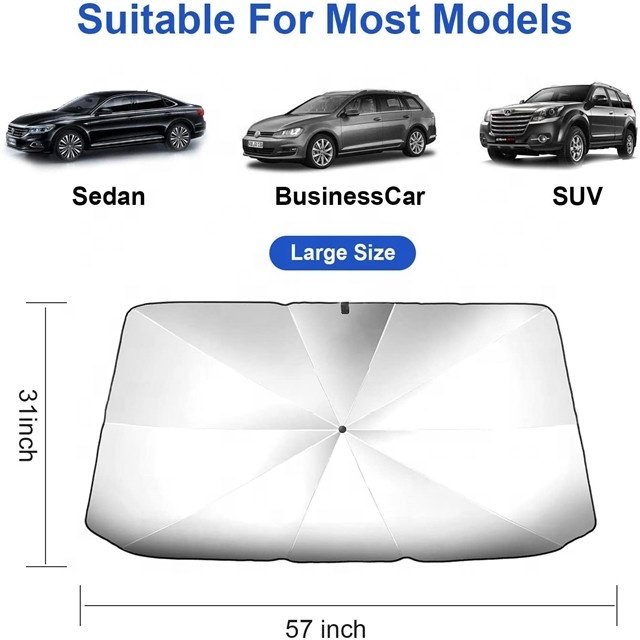 Car Windshield Sun Shade Foldable car Sunshade Umbrella