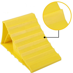 Yellow Truck Wheel Chock Without Rope for Keeping Your Trailer or RV In Place