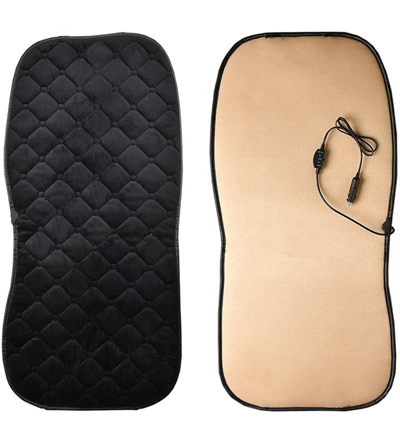 12V Car Accessories Seat Cushion Car Heating Cushion Plush Cushioned Car Seat Cover