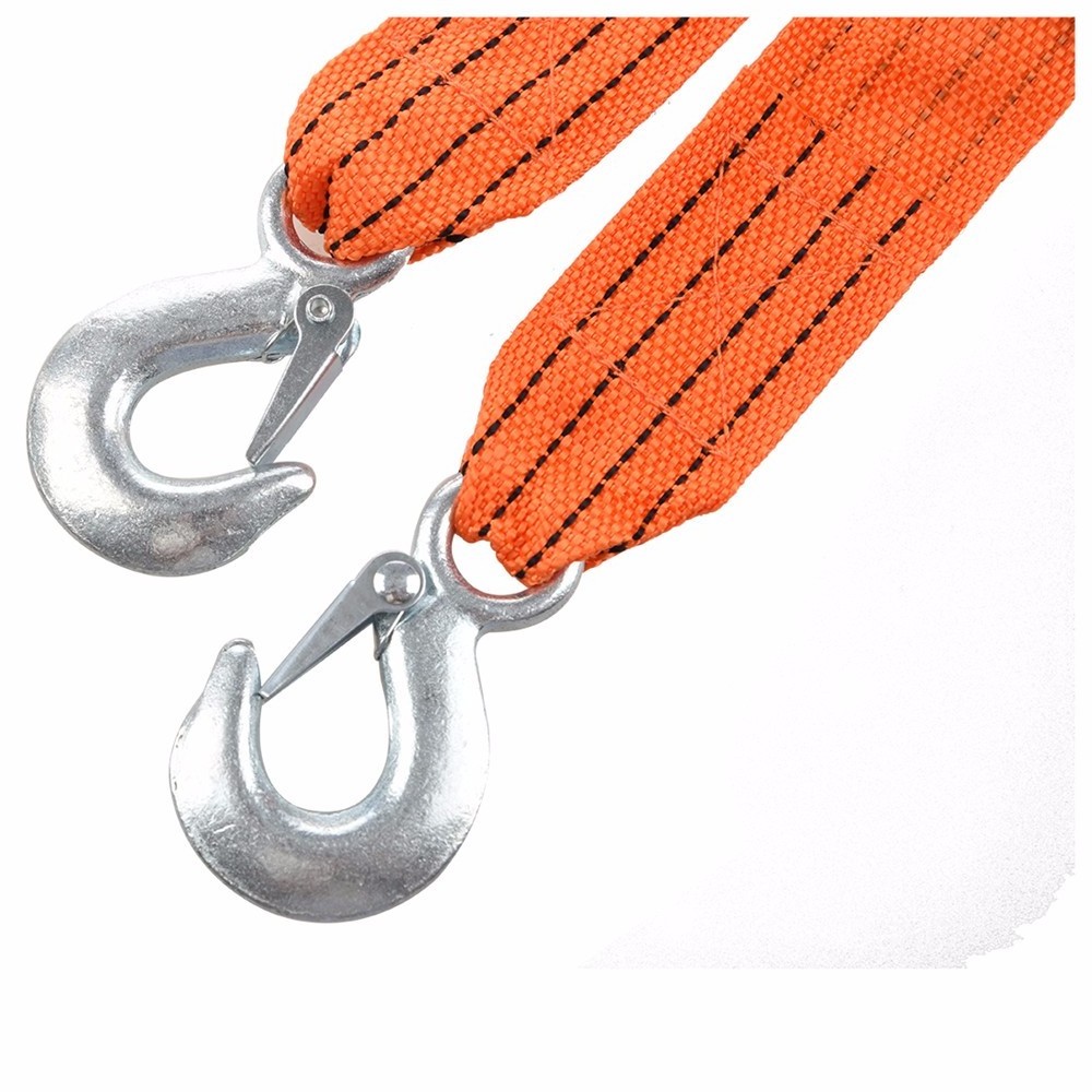 Car Truck Emergency Green Elastic Nylon tow rope Strap