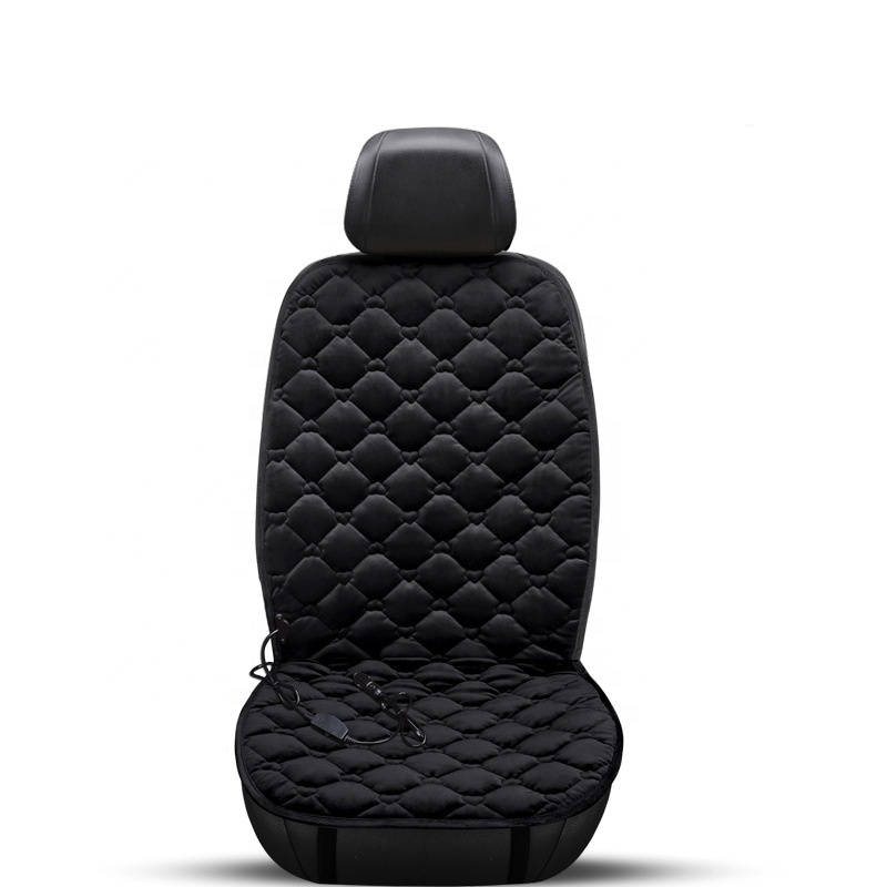 12V Car Accessories Seat Cushion Car Heating Cushion Plush Cushioned Car Seat Cover