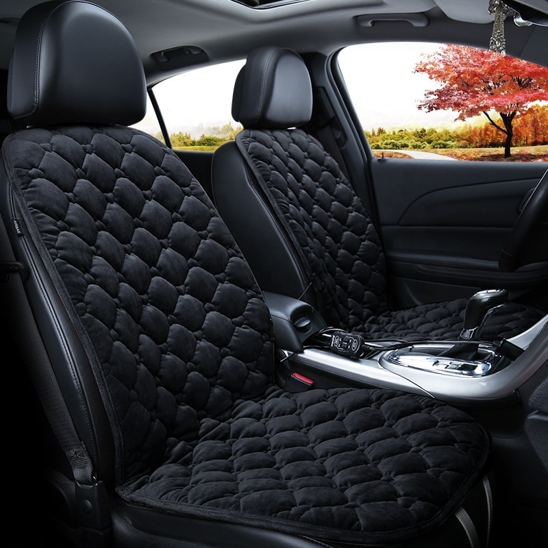 12V Car Accessories Seat Cushion Car Heating Cushion Plush Cushioned Car Seat Cover