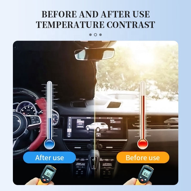 Car Sun Visor for UV Rays and Sun Heat Protection Durable Car Windshield Sun Shade for Car Accessories