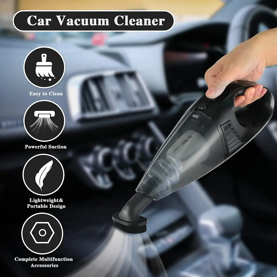 Wholesale 12V Car Vacuum Cleaner Small Mini Handheld Car Vacuum Cleaner Portable Vacuum Cleaner for Car