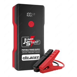 Portable 14000mAh car battery jumper with air compressor flashlight car jump starter up to 4.0L Gas and 2.0L Diesel Engine