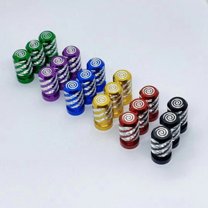 Universal Bicycle Motorbike Car Tire Valve Cap Tire Valve Stem Caps Wheel Dust Covers Valve Stem Caps Aluminum