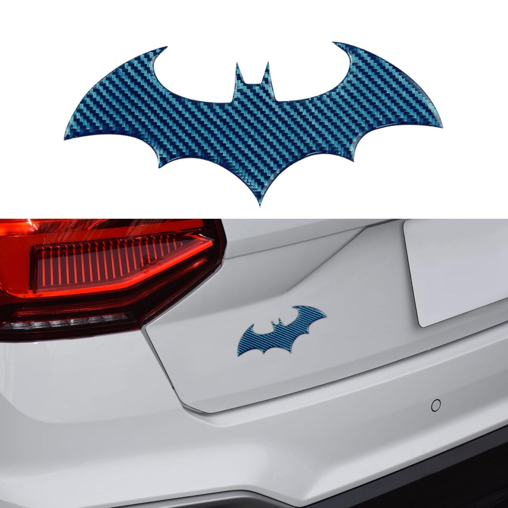 Automotive Body Decals Car Anti-Scratch Decorative Stickers Car Bat Stickers Carbon Fiber Bat Car Sticker