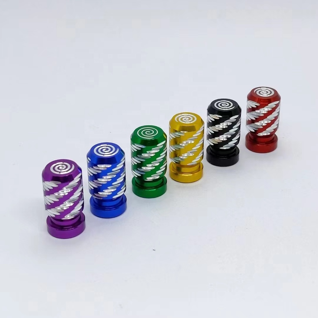 Universal Bicycle Motorbike Car Tire Valve Cap Tire Valve Stem Caps Wheel Dust Covers Valve Stem Caps Aluminum