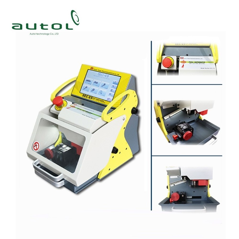 2022 new automatic key cutting machine SEC-E9 smart duplicate car key cutting machine price SEC E9 sec-e9 key cutting machine