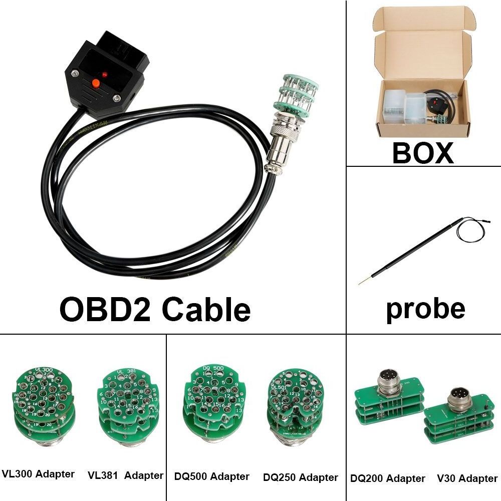 Full Set Adapters For KTM FLASH KTMFLASH Car ECU Programmer