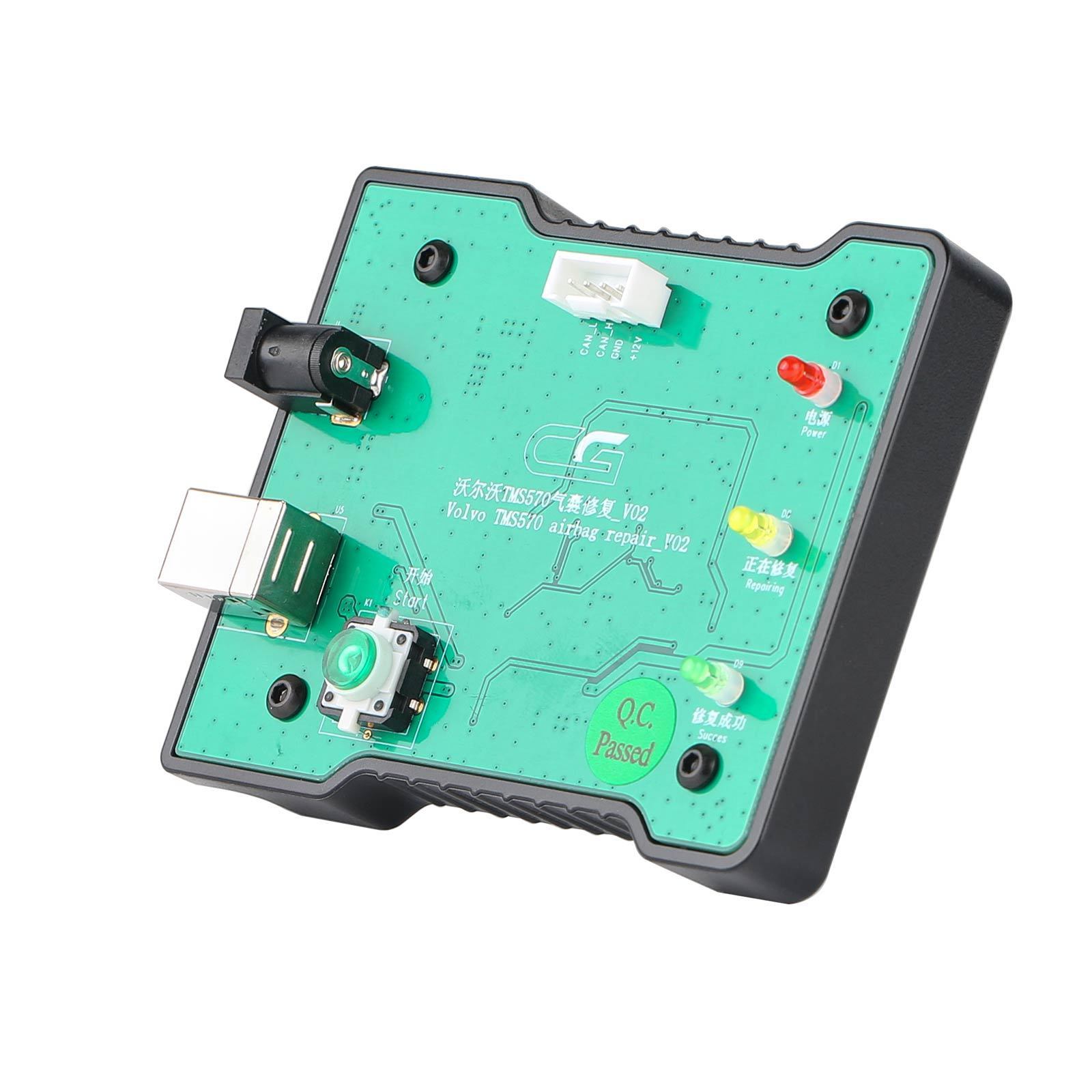 2023 Newest CG TMS570 OBD Reset Tool Airbag ECU Reset Clear the Collision Memory No Welding Without Opening the Cover