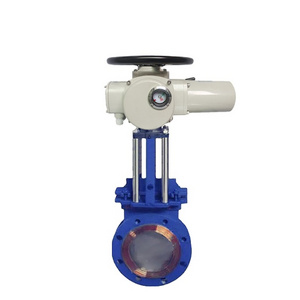 Stainless Steel Multi-turn Actuator Motor Operated Electrical Motorized Knife Gate Valve