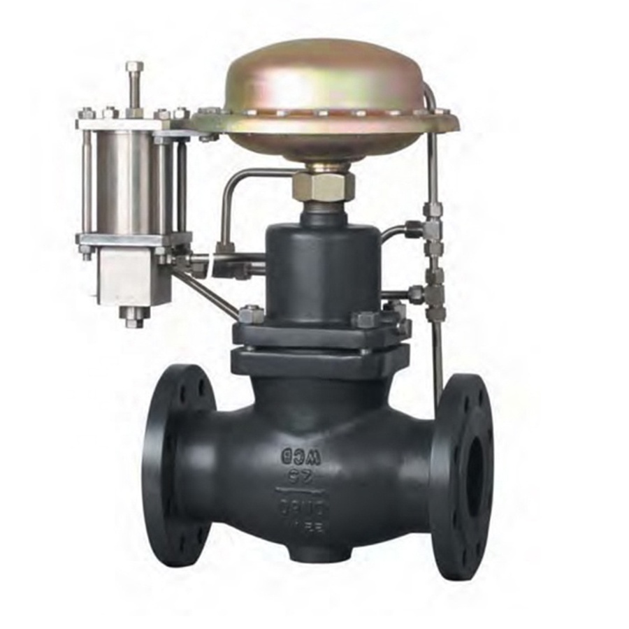 COVNA 2 Way Diaphragm Operated Pneumatic Water Flow Rate Steam Globe Control Valve with 4-20mA YTC Smart Positioner