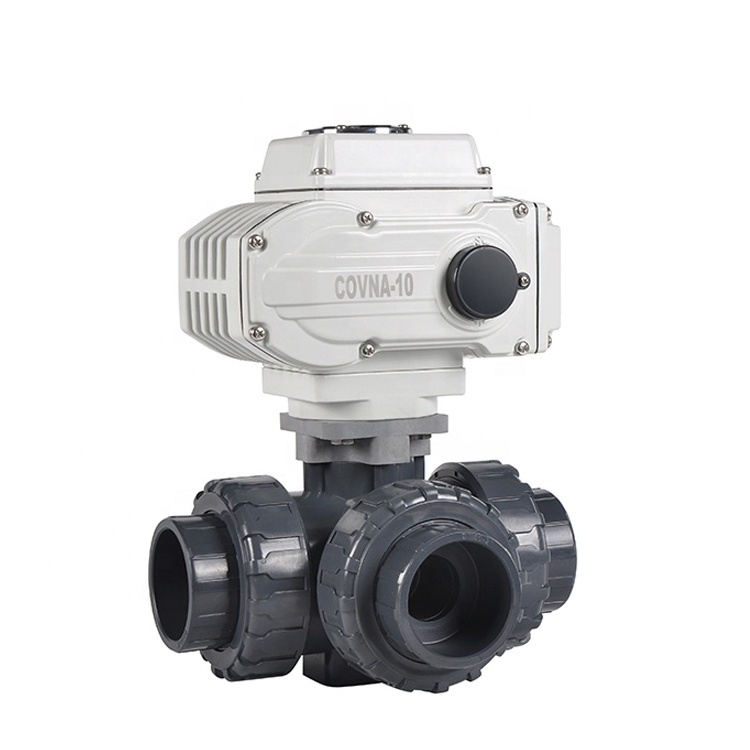 COVNA DN20 3/4 inch Motorised Ball Valve Mini Electric Actuator Water Flow Control Valve