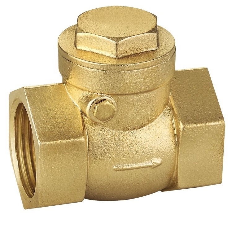 COVNA DN25 2 inch DN15 1/2 inch 200 WOG FNPT Bronze Brass Swing Check Valve