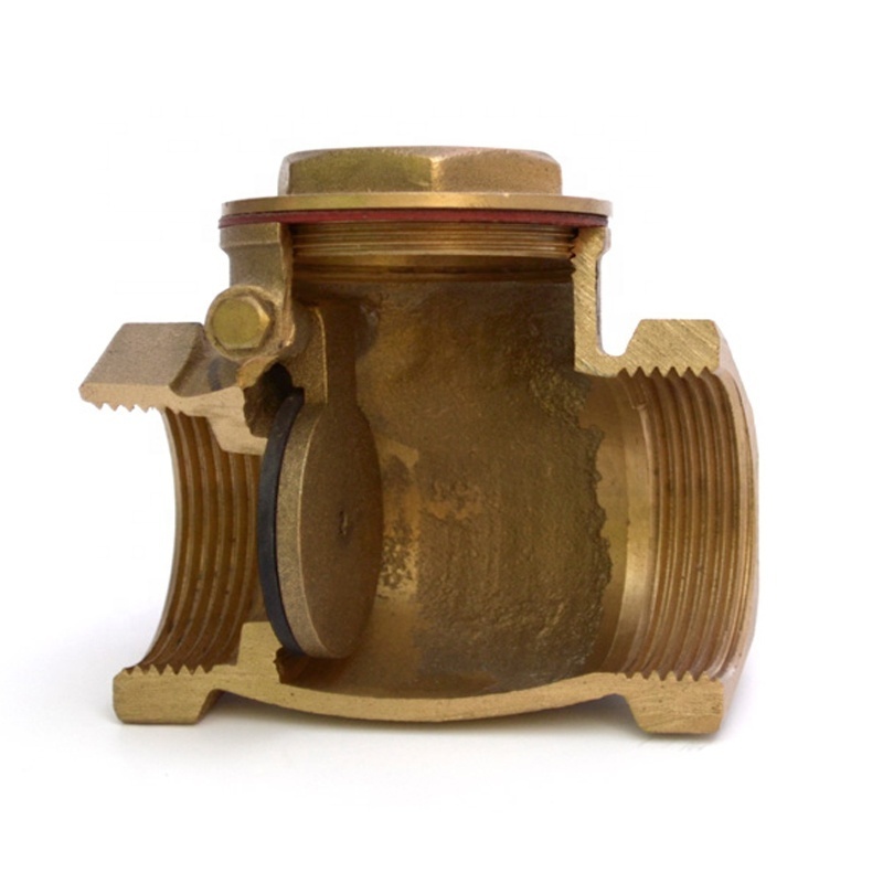 COVNA DN25 2 inch DN15 1/2 inch 200 WOG FNPT Bronze Brass Swing Check Valve