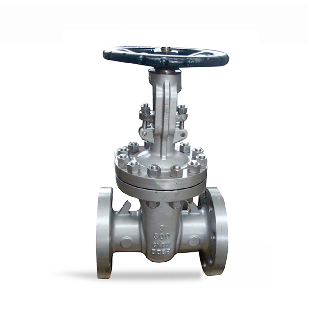 COVNA DN150 6 inch Wheel Handle Operated PN16 High Pressure Resilient Seat Flange End Stainless Steel 316 Manual Gate Valve