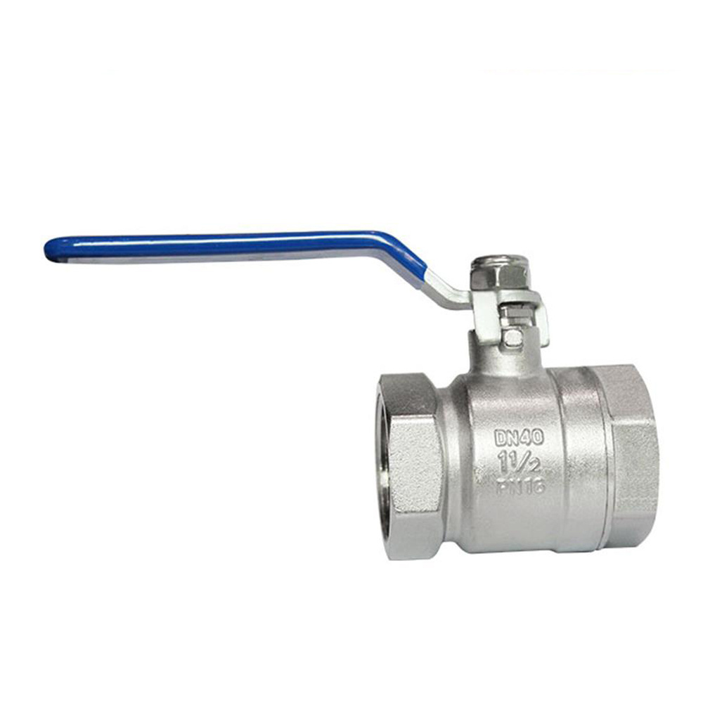 DN20 3/4 inch Stainless Steel 2 Piece Gas Control Manual Ball Valve