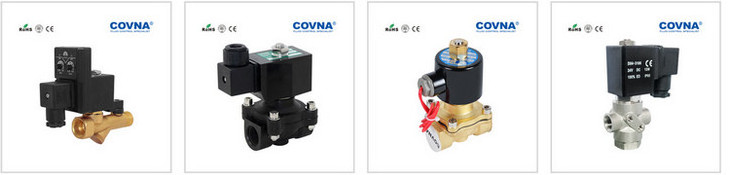 COVNA 1/2 inch 220V DC Solenoid Coil Explosion Proof Magnetic Pilot Operated Solenoid Valve