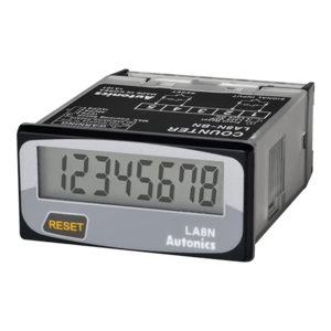 DIN W48 X H24mm size timer Autonics 8 digit LCD Counter LA8N-BN digital Timer LA8N