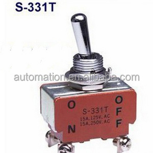 3 position nkk toggle switch S-332F DP3T 25A/125AC with quick plug in connect teminal S332F